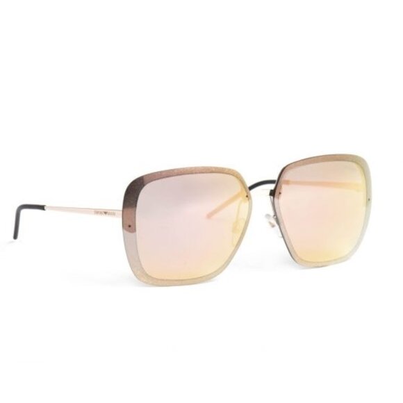 Emporio Armani Women's Metallic Squared Sunglasses